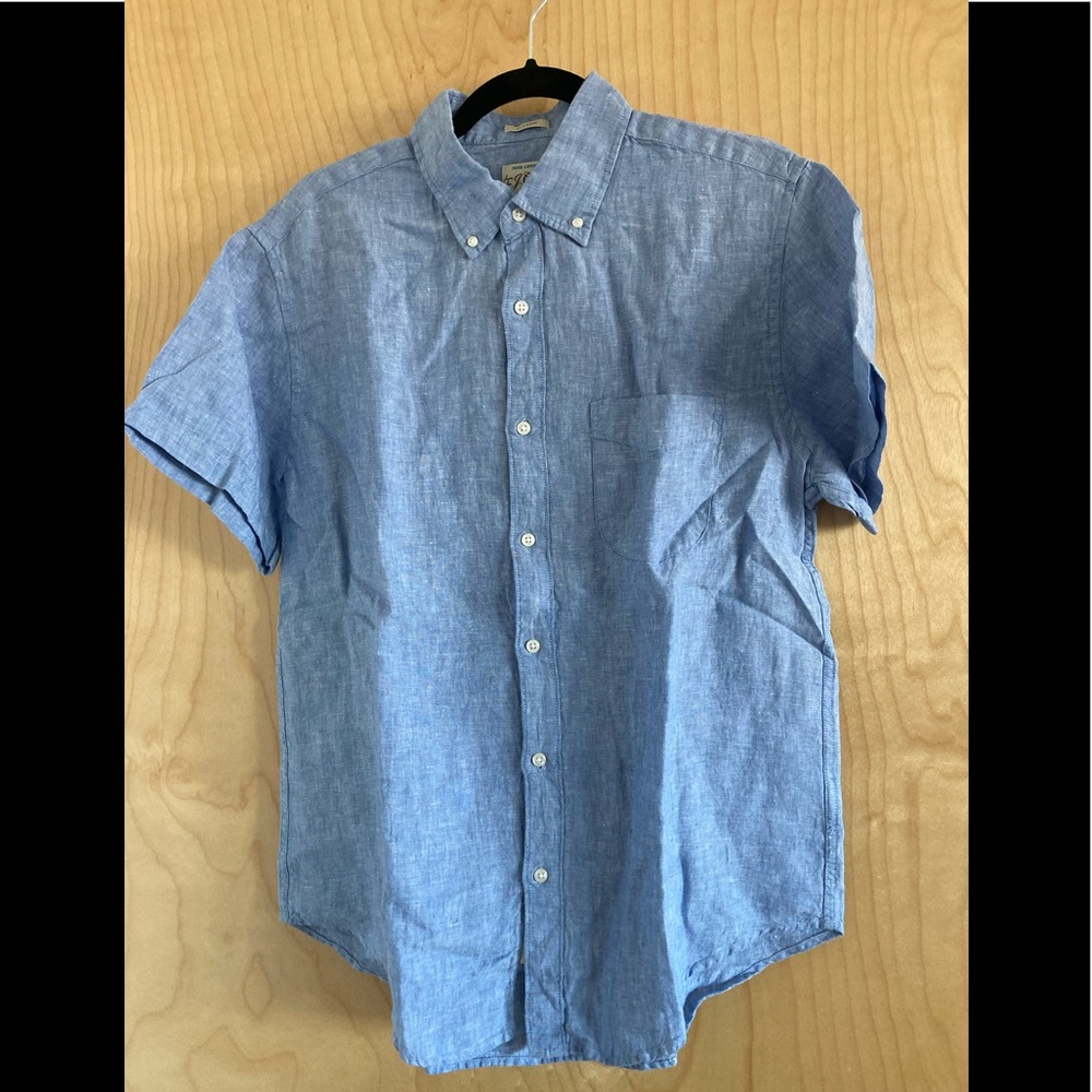 Men’s Jcrew Short Sleeved Classic Fit Button Down